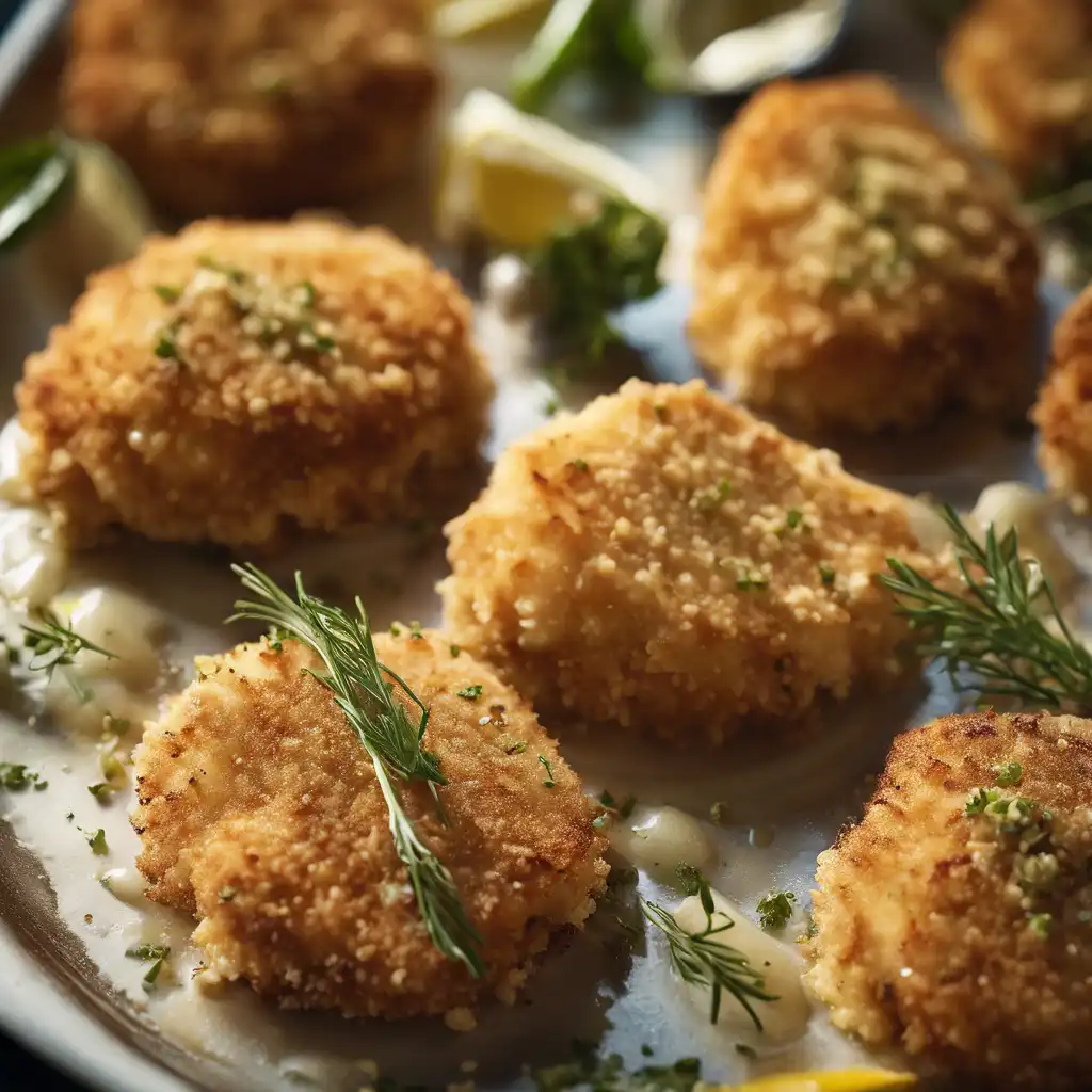 Fish Cutlets in Breadcrumbs