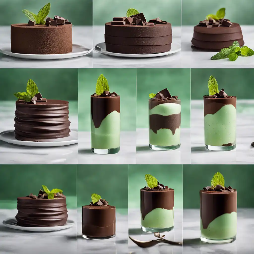 Chilled Chocolate and Mint Mousse