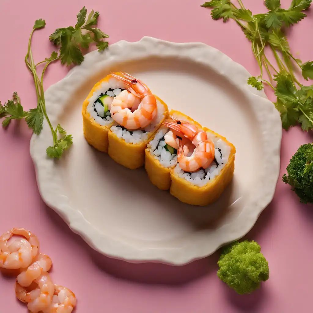 Camarão Roll with Shrimp Filling