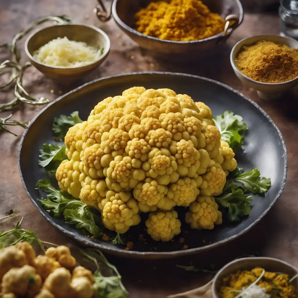 Cauliflower with Curry (Caril)