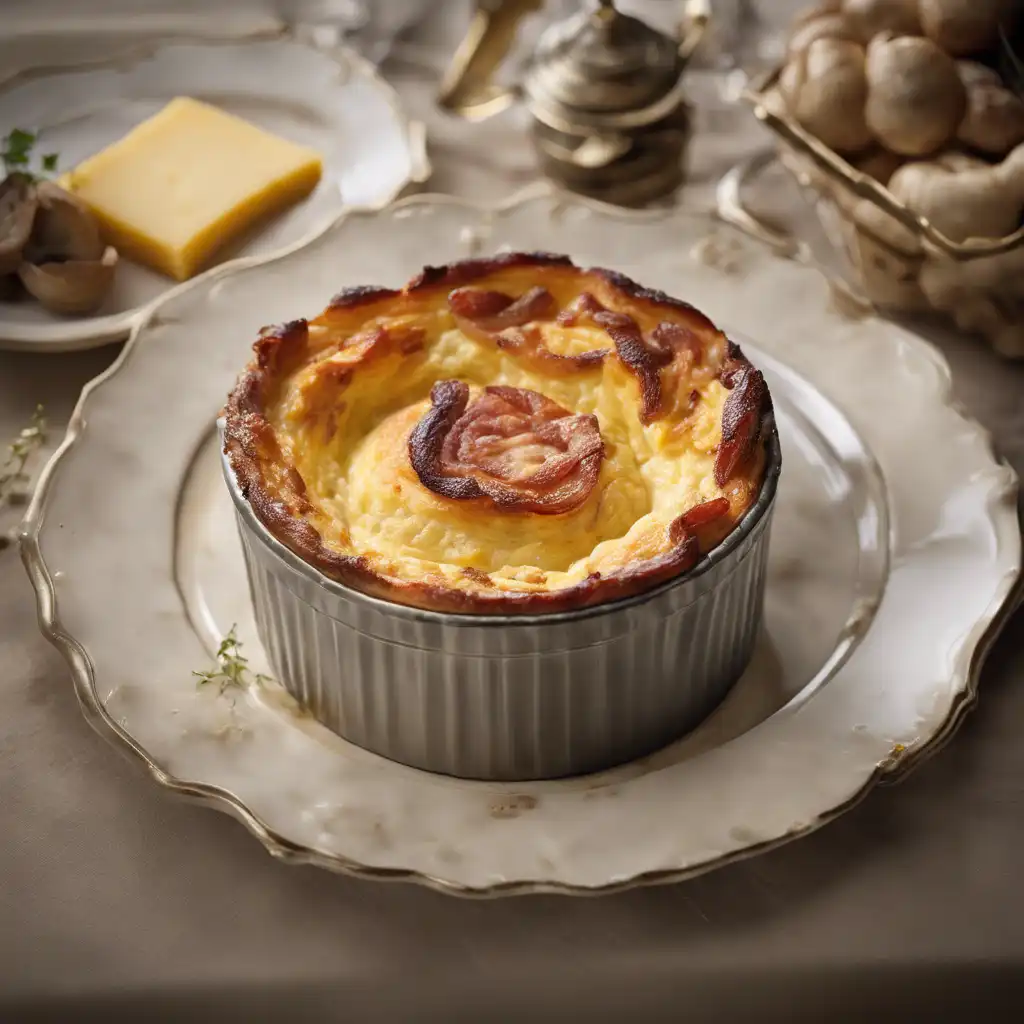 Cheese and Mushroom Soufflé