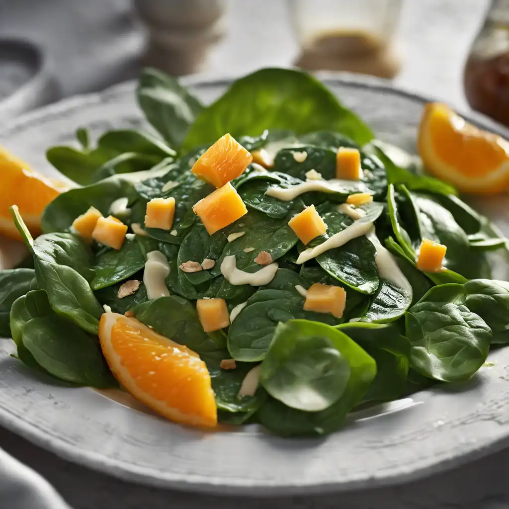 Spinach Salad with Mustard Dressing