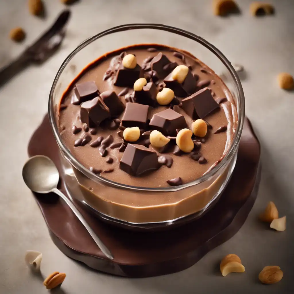 Peanut Pudding with Chocolate