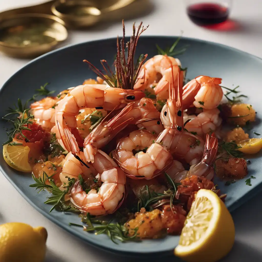 Wine-Glazed Shrimp