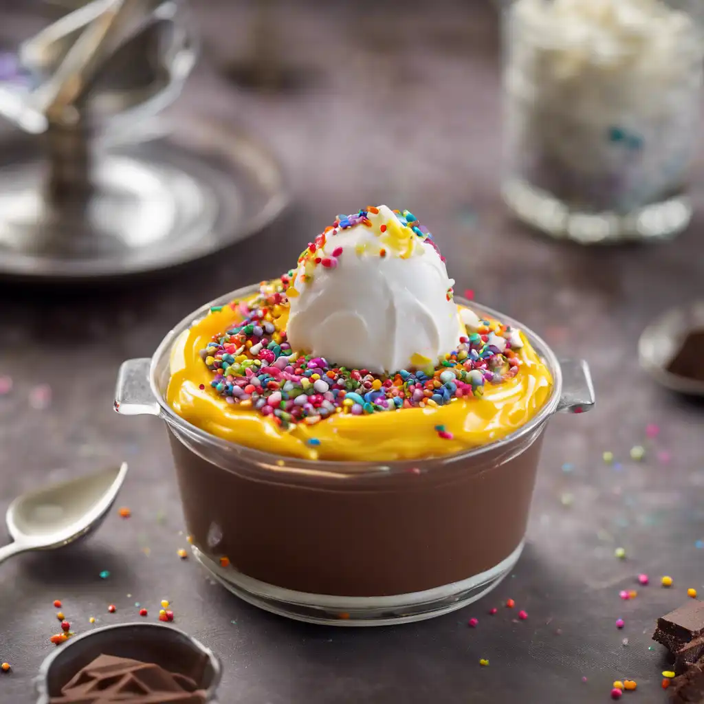 Chocolate Mousse with Sprinkles