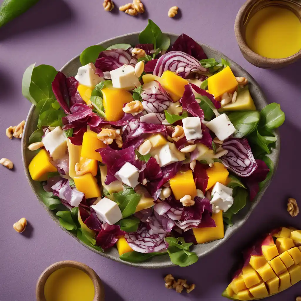 "Radish and Mango Salad"