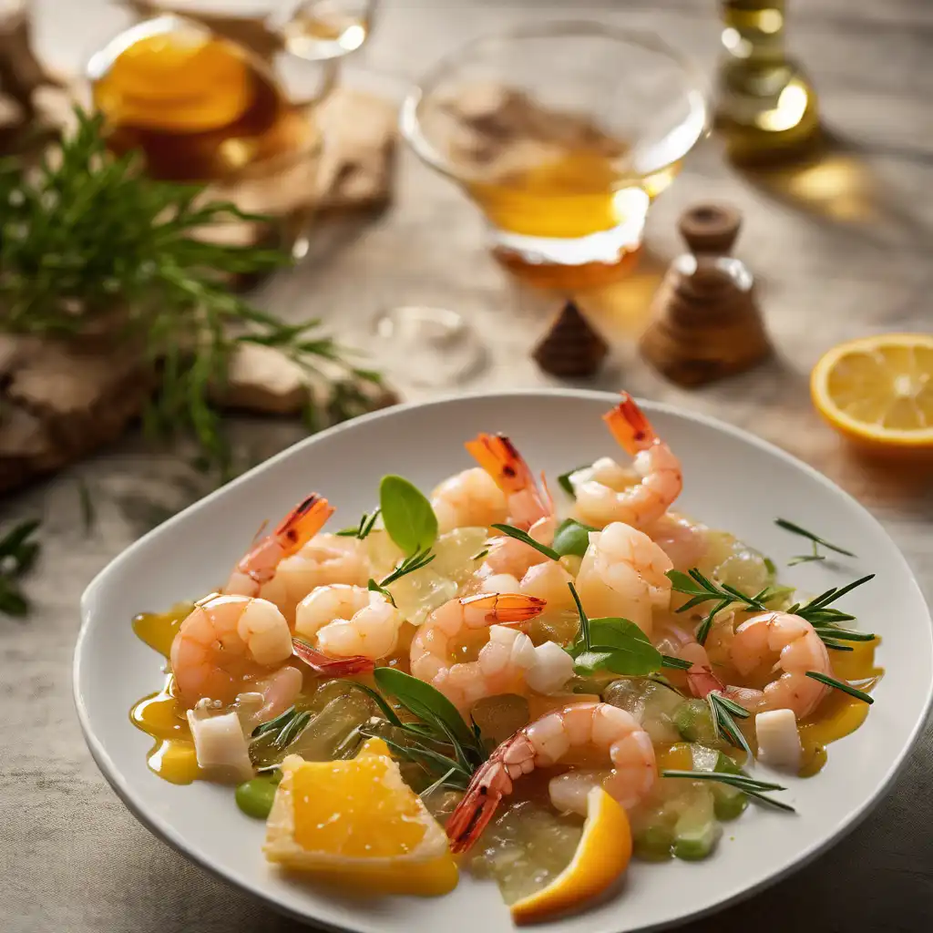 Honey and Shrimp Salad