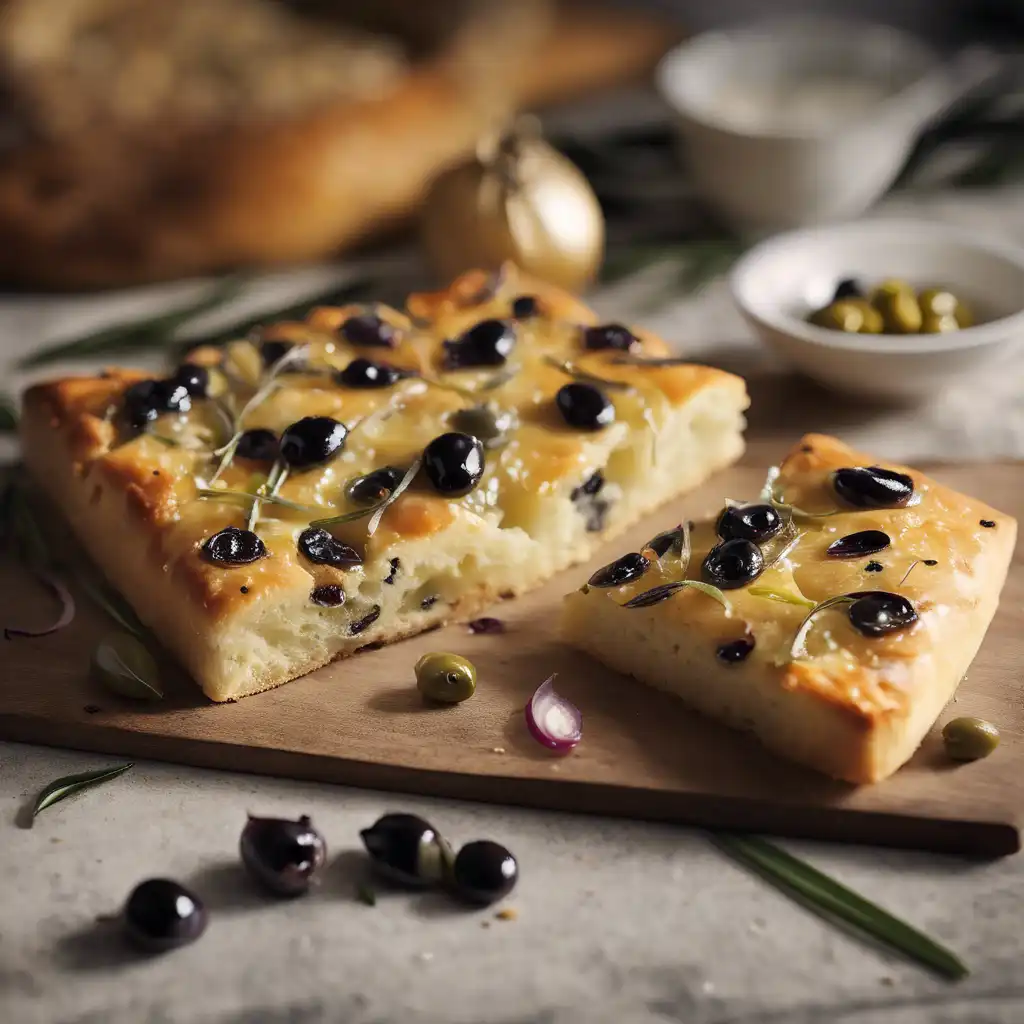 Olive and Onion Focaccia