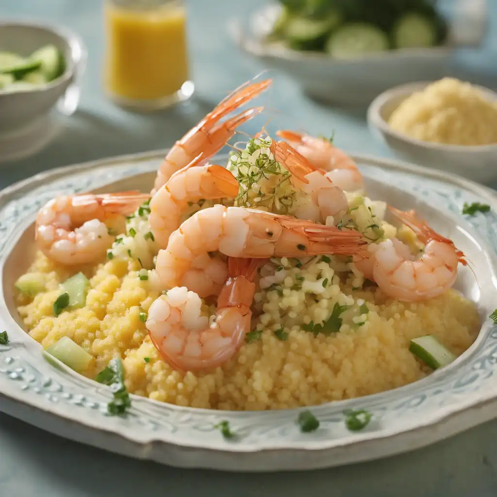 Cornmeal with Shrimp