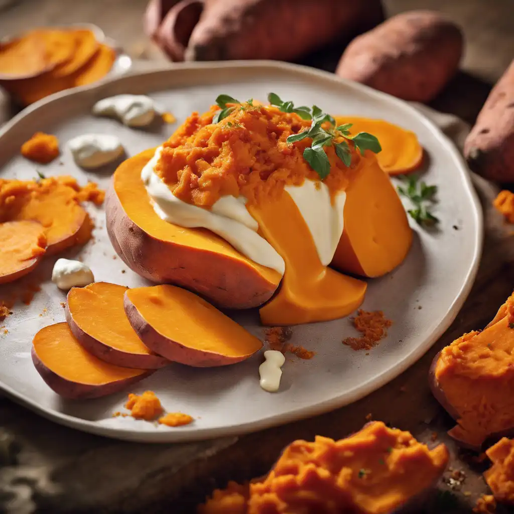 Sweet Potato with Cremeux Cheese