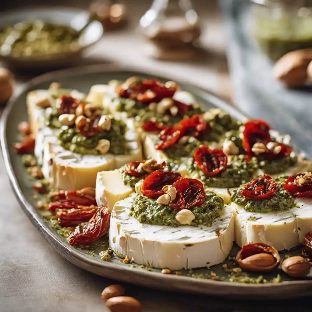 Brie with Pesto