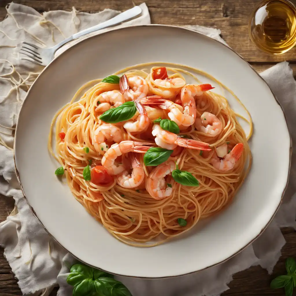 Spaghetti with Shrimp