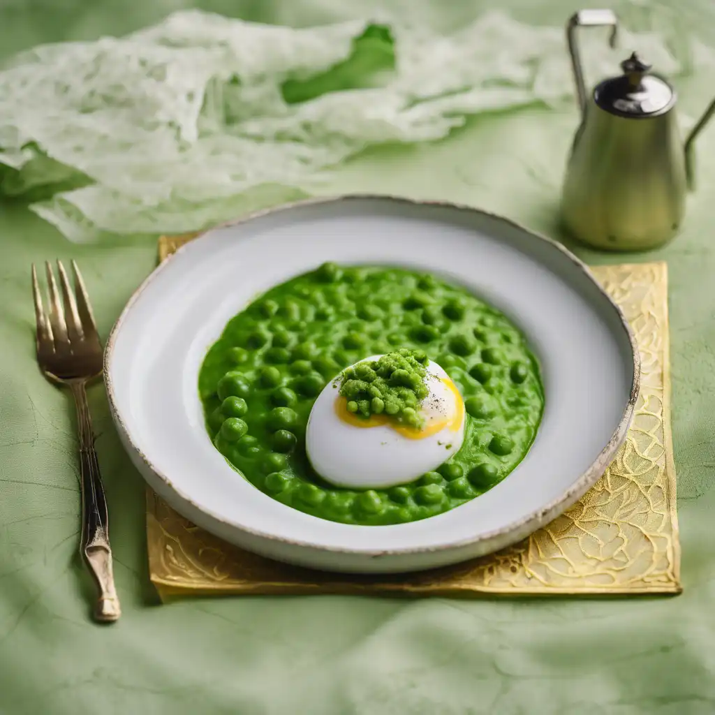 Spinach and Pea Pudding