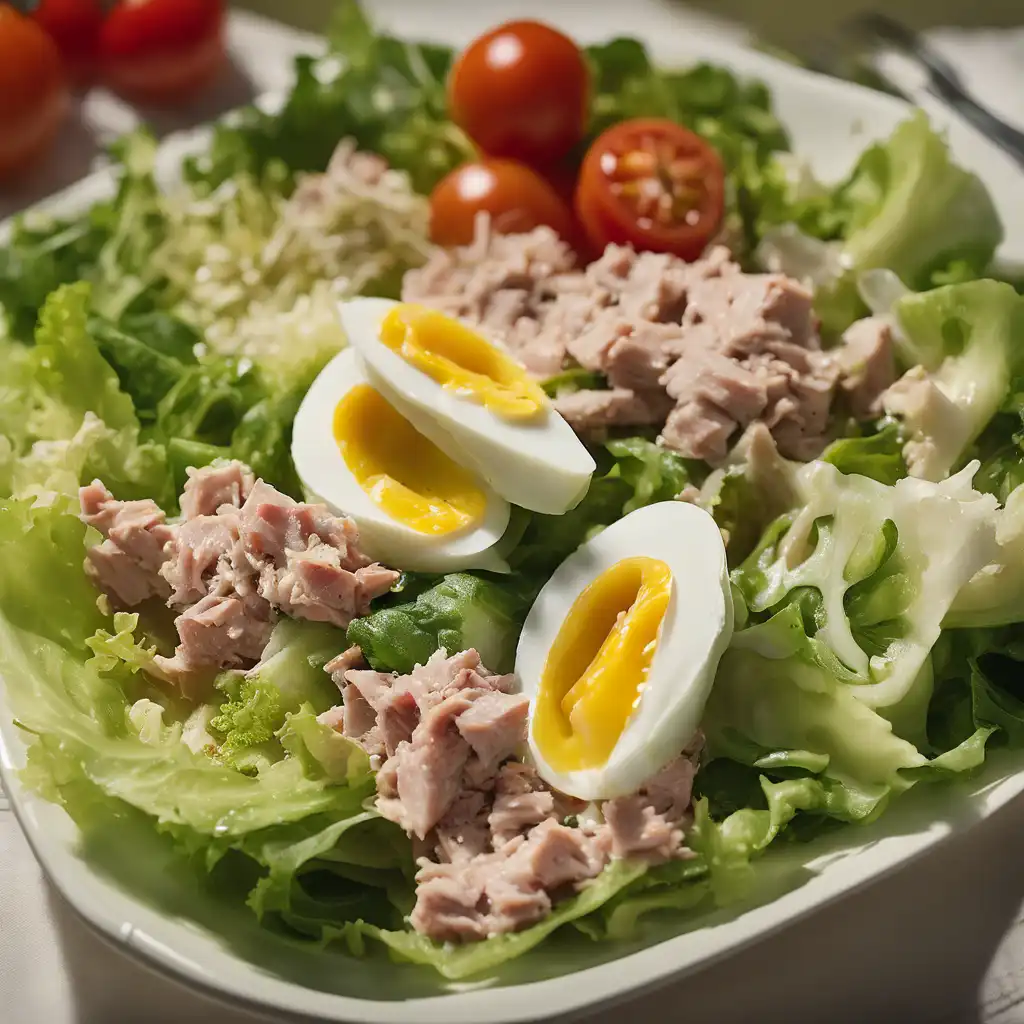 Letuce and Tuna Salad