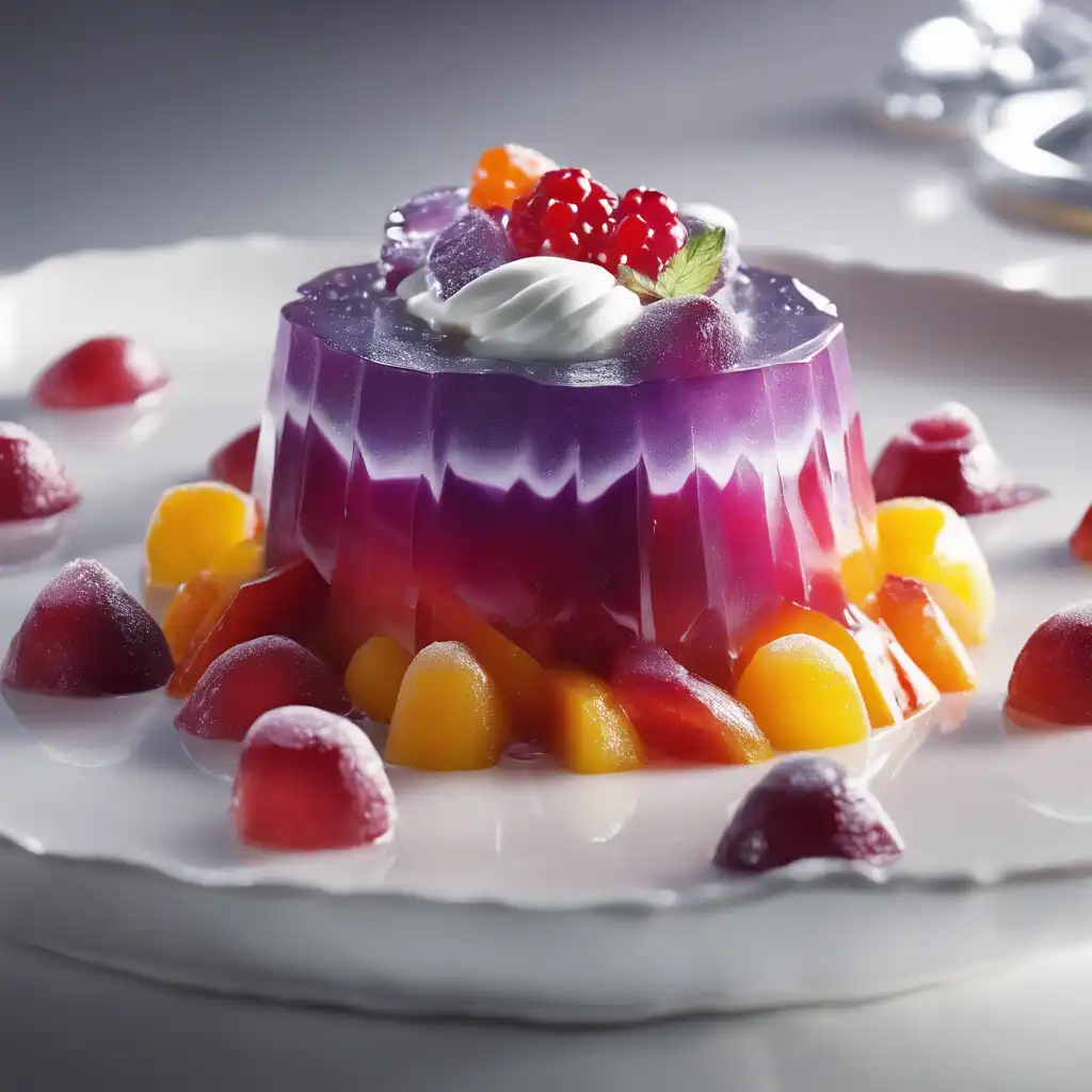 Crystallized Fruit Pudding