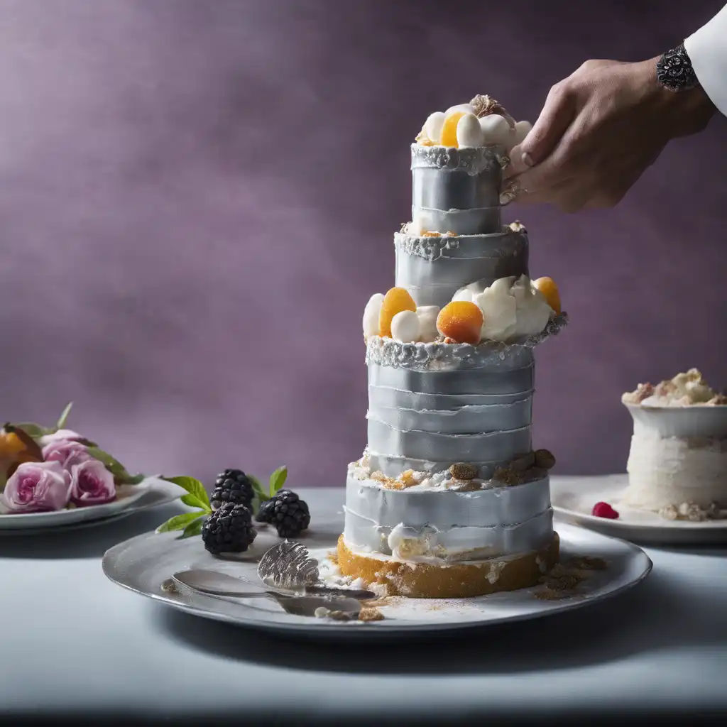 Silver Wedding Cake