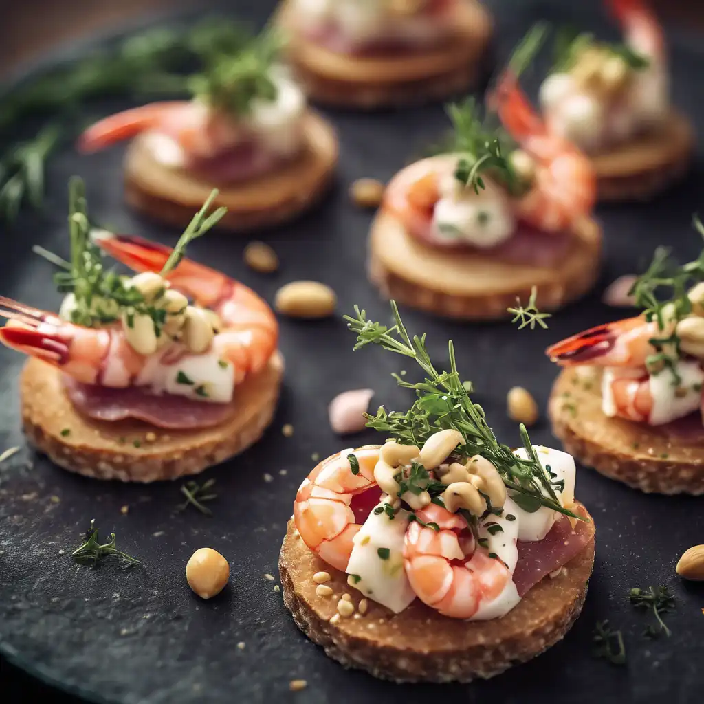 Common Prawn Canapé