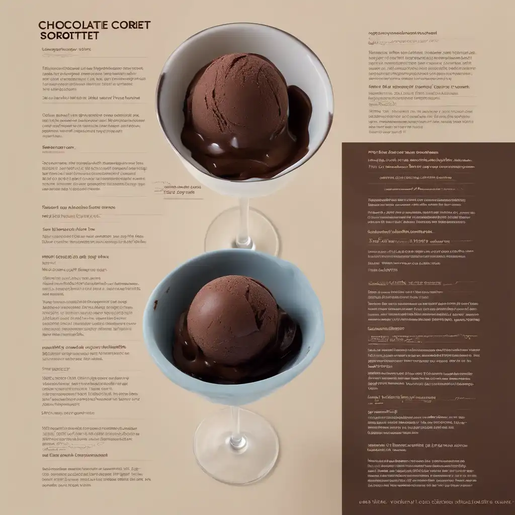 Chocolate Sorbet (Basic Recipe)