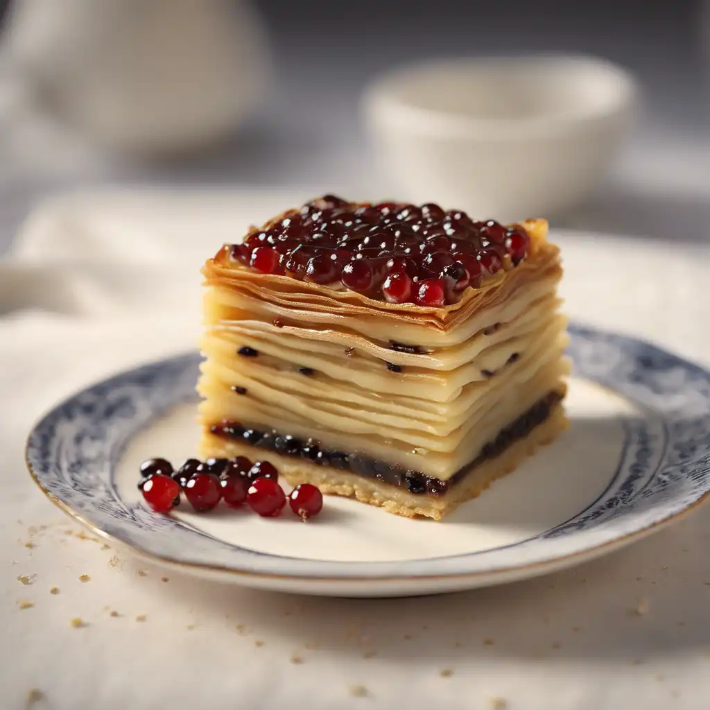 Nutmeg and Currant Slice