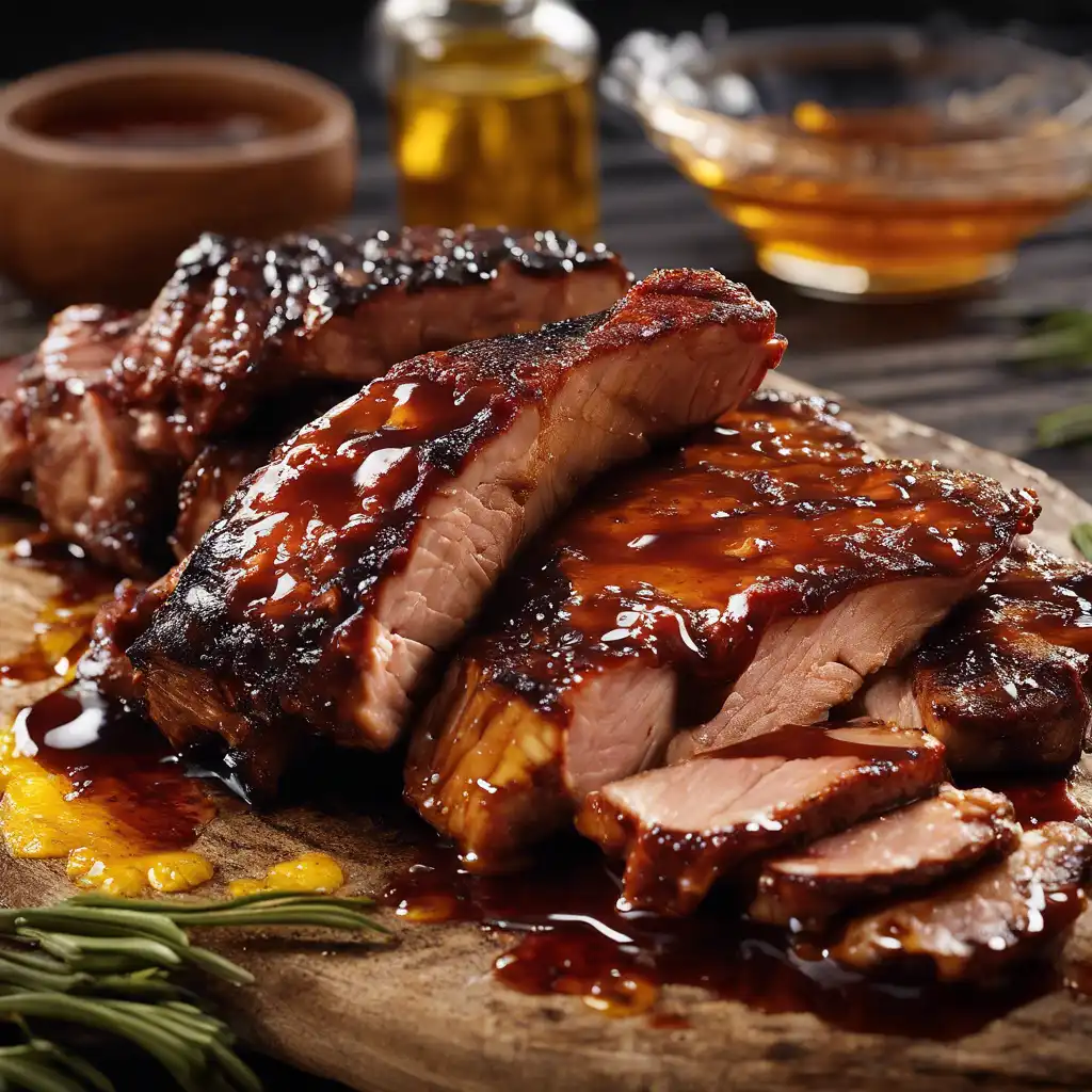 Barbecue Glaze for Churrasco with Honey