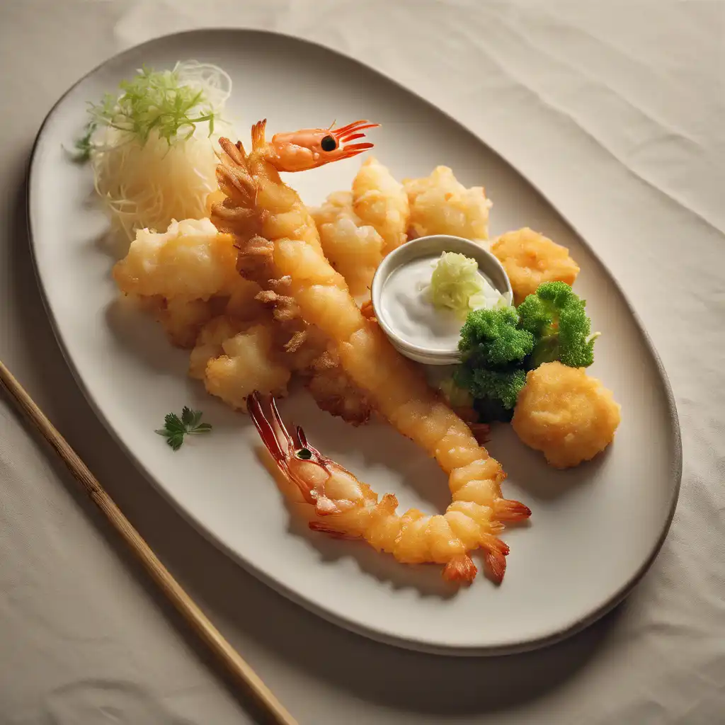 Battered Fish and Shrimp Tempura