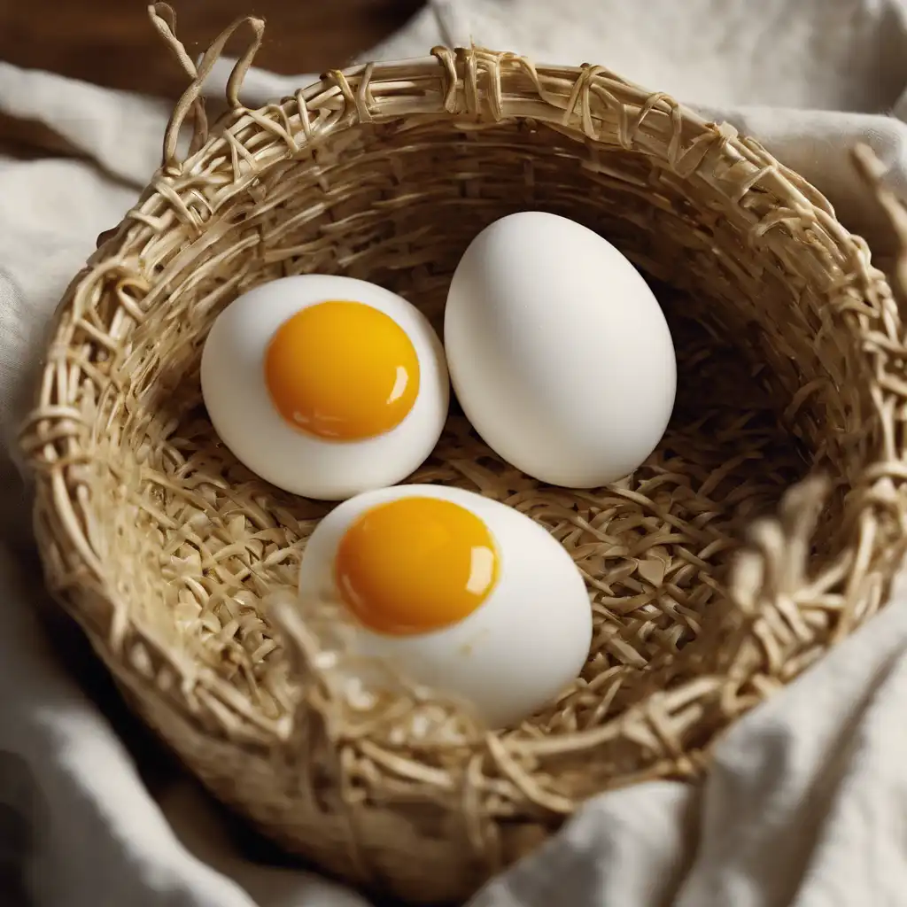 Woven Basket for Eggs