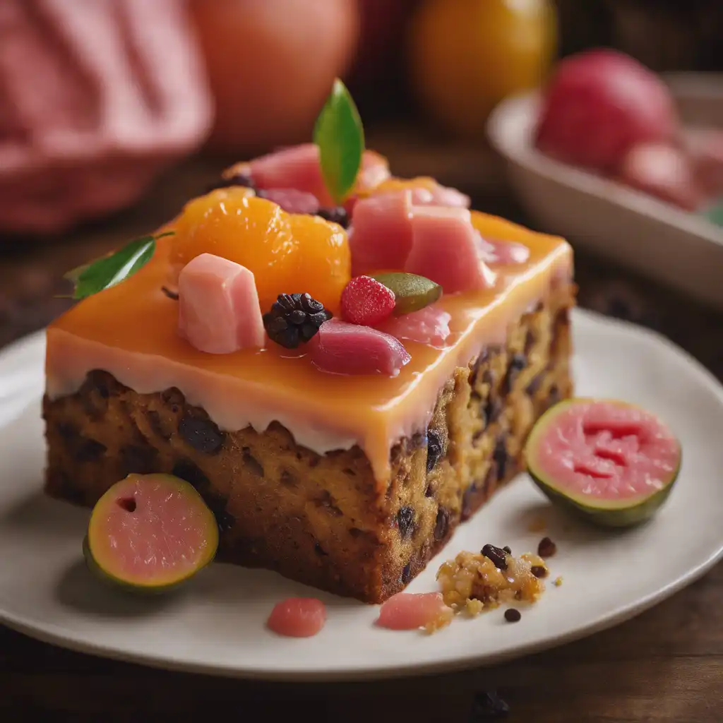 Fruit Cake with Guava Cream