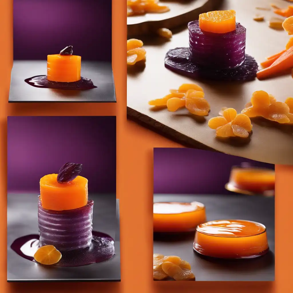 Carrot, Orange, and Dried Plum Gelée