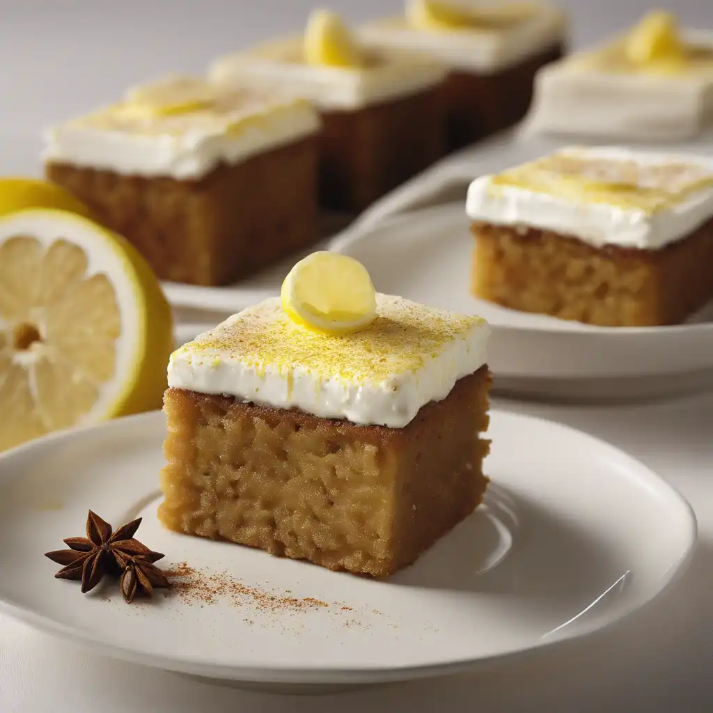 Spice Cake with Lemon Cream