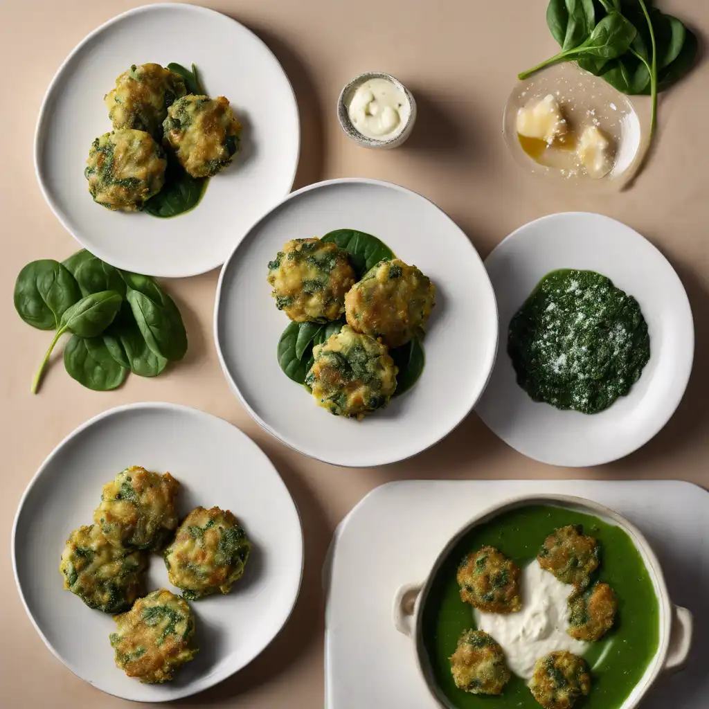 Spinach Fritters with Ricotta