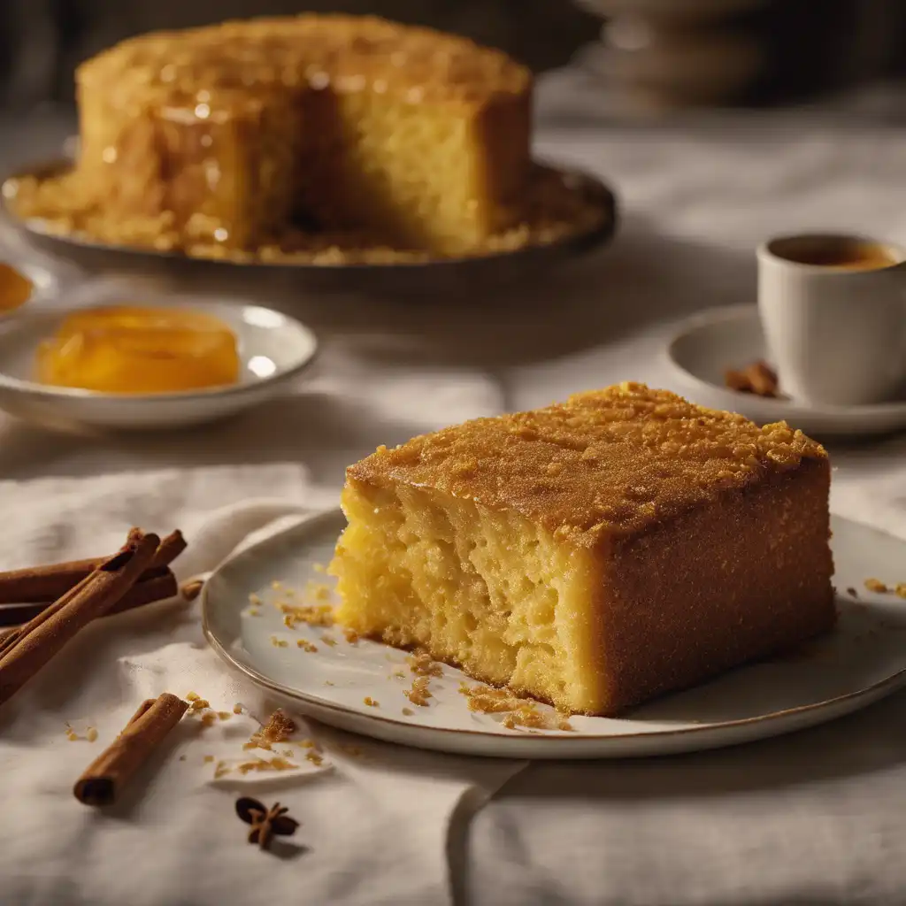 Golden Morning Cake for Snack Time