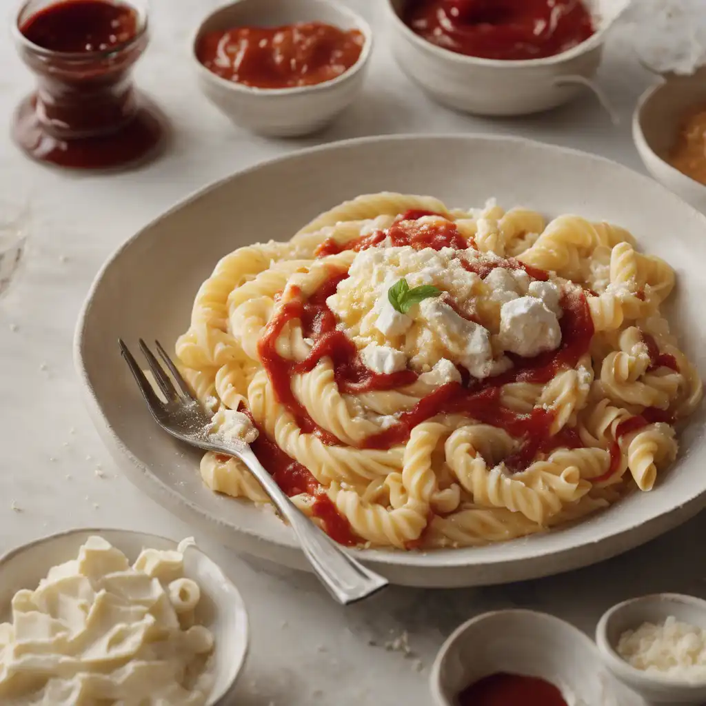 Quick Pasta with Ricotta Cheese - Ketchup and Mustard