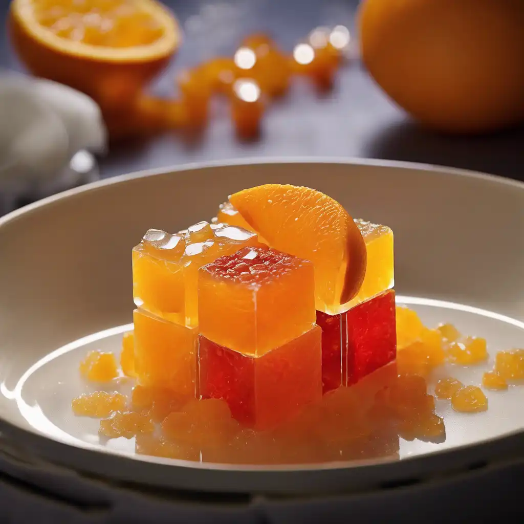 Orange with Crystallized Fruits