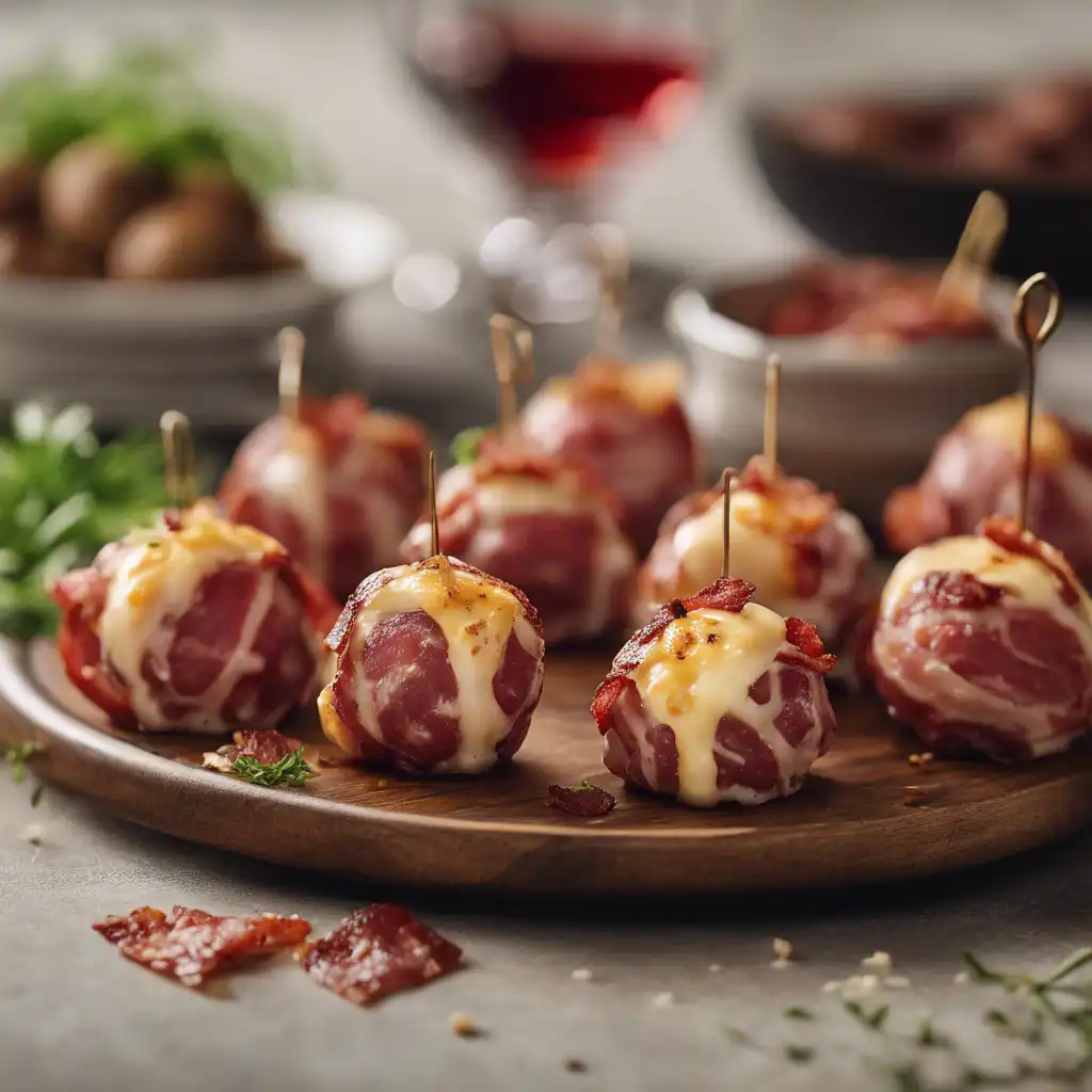 Salami and Bacon Balls