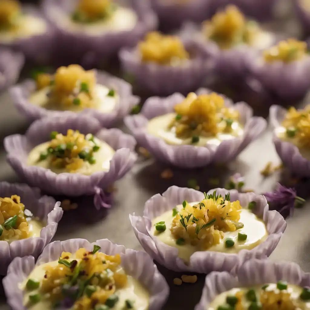 Chive Blossoms Baked