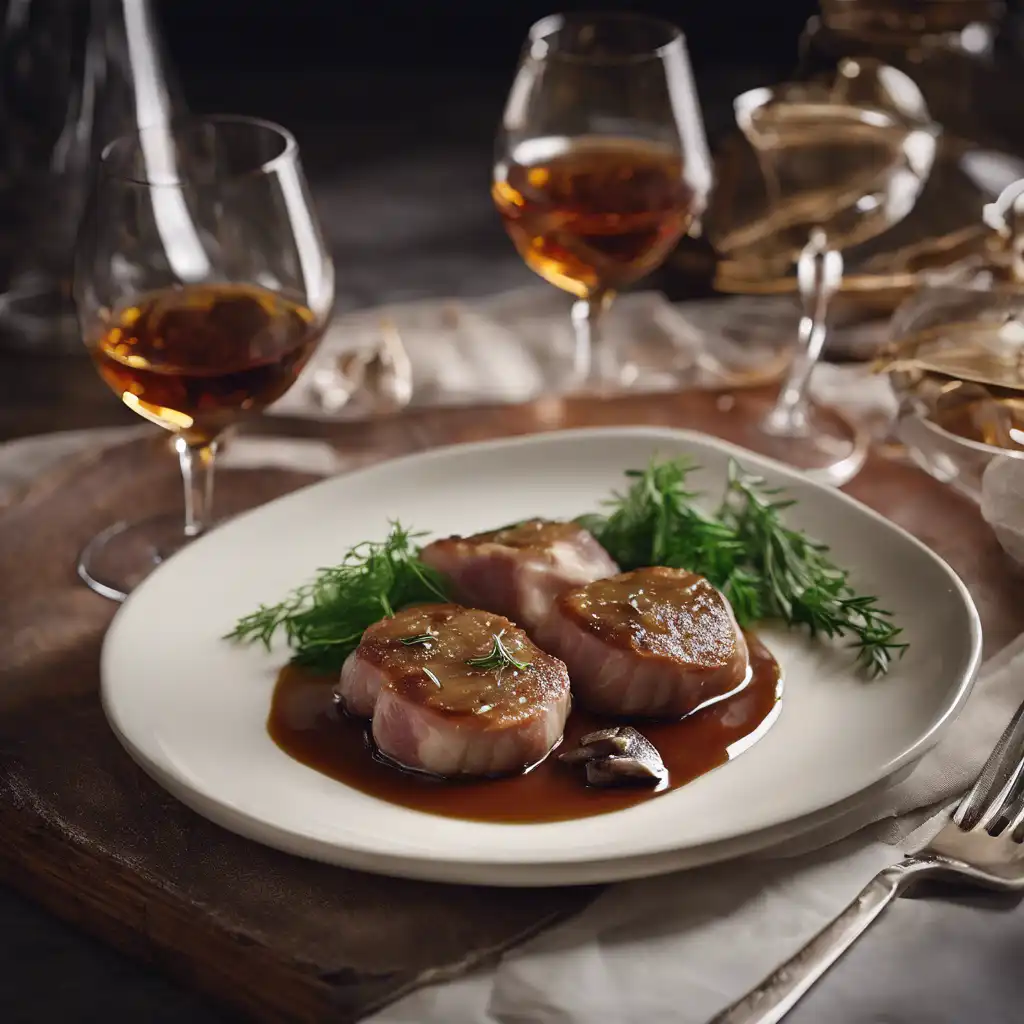 Vitelloin Cutlets with Cognac