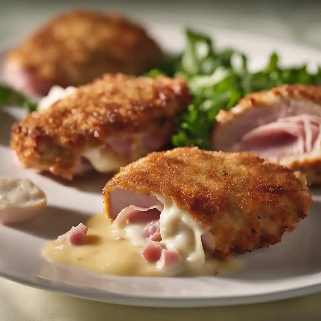 Pork Cutlets Stuffed with Cheese and Ham