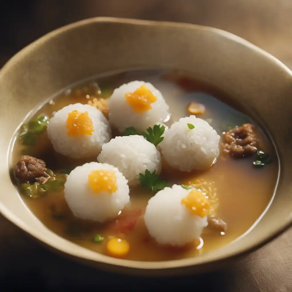 Tuscan-Style Rice Ball Soup