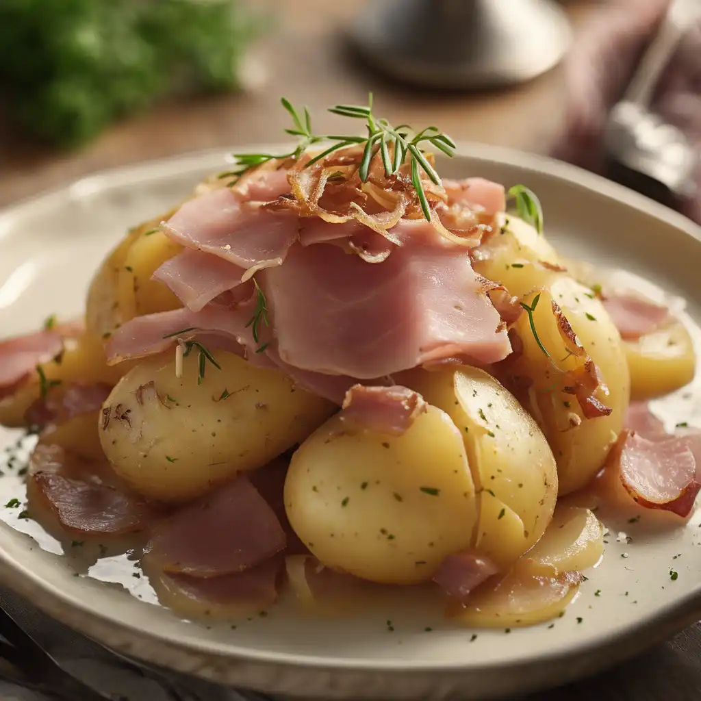 Potato with Ham