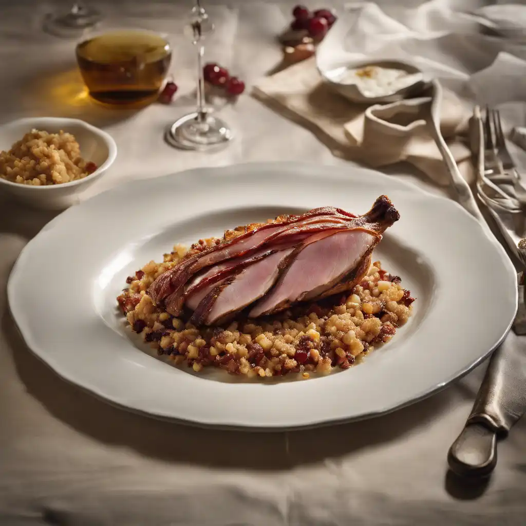 Pheasant with Bacon Crumble