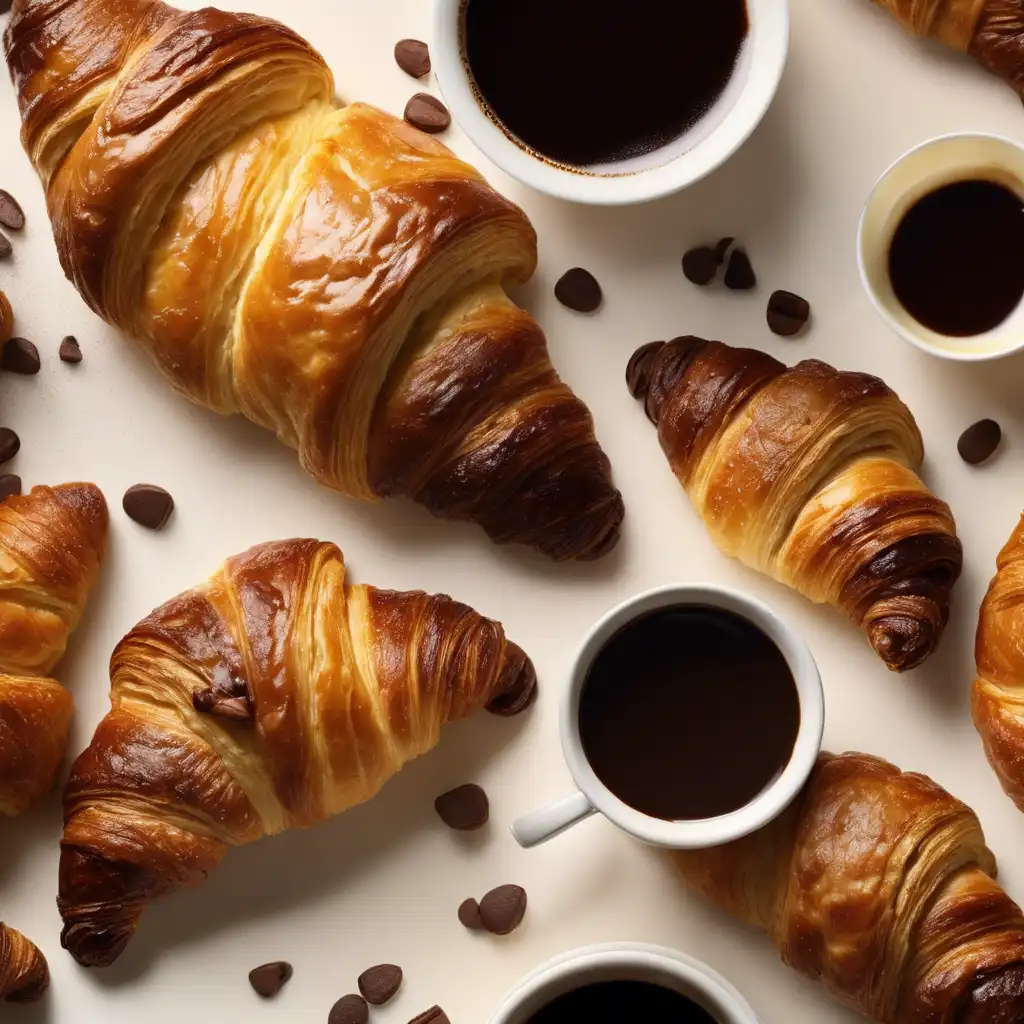 Chocolate and Coffee Croissant