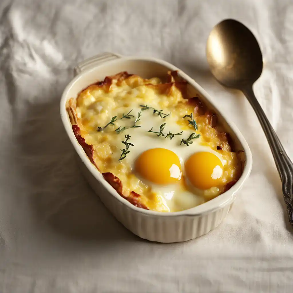 Baked Egg au Gratin