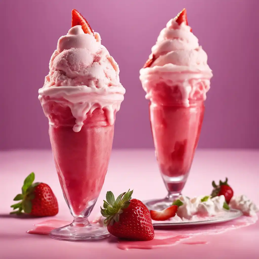 Strawberry Ice Cream Soda