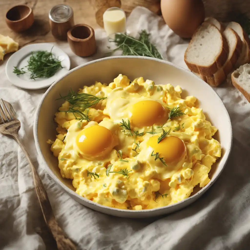 Scrambled Eggs with Cheese