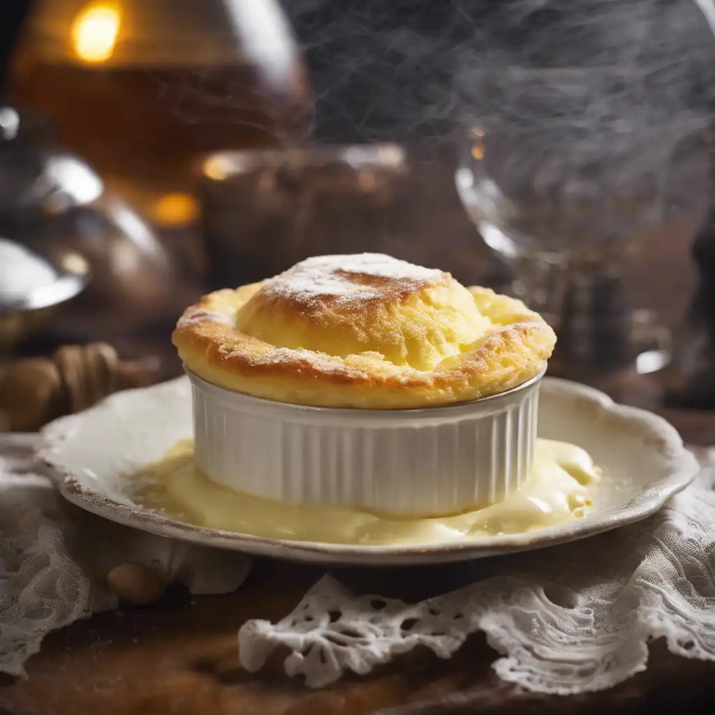 Ricotta Soufflé with Rum