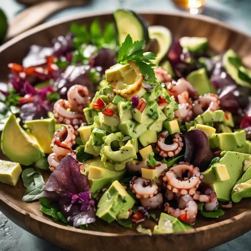 Octopus and Avocado Salad