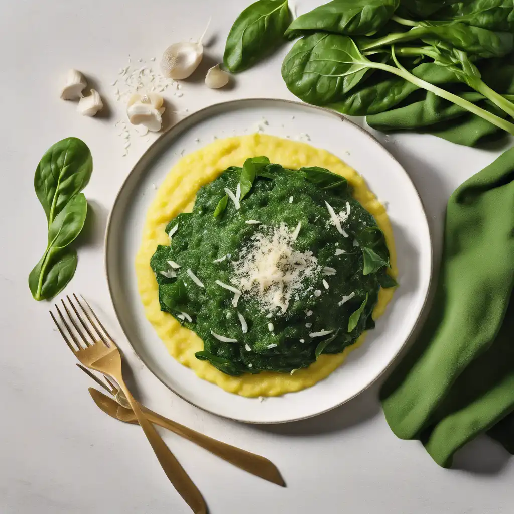 Spinach Polenta