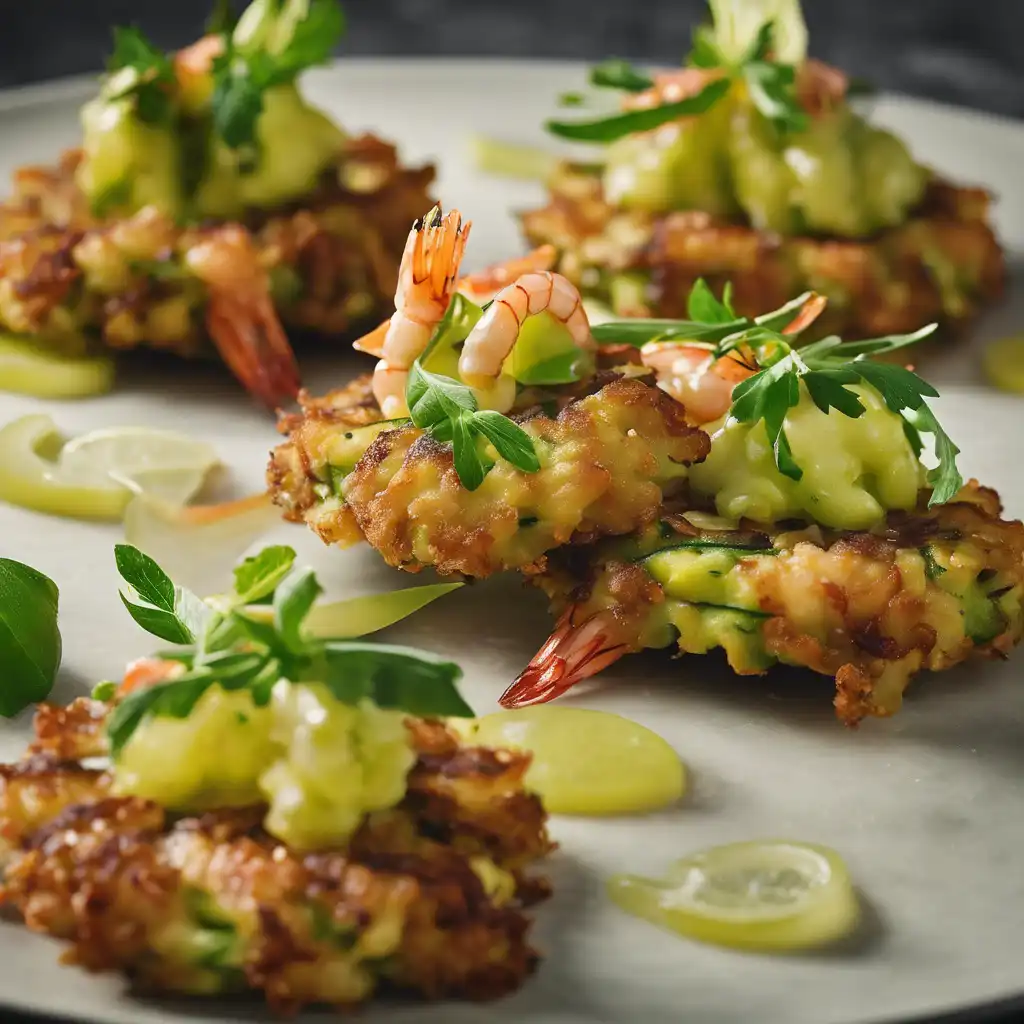 Zucchini and Shrimp Fritters