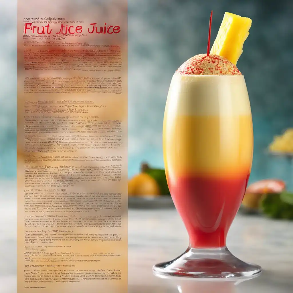 Fruit Juice Egg-nog