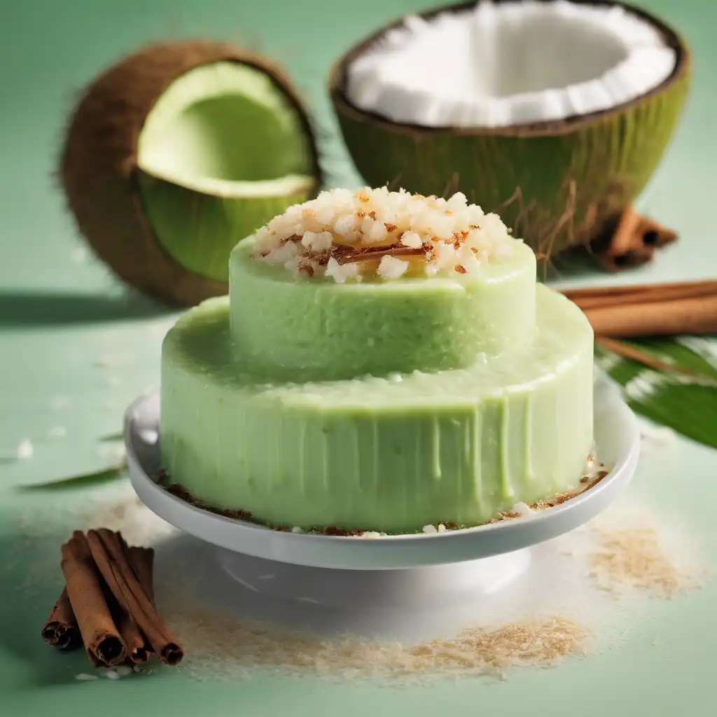 Green Coconut Custard